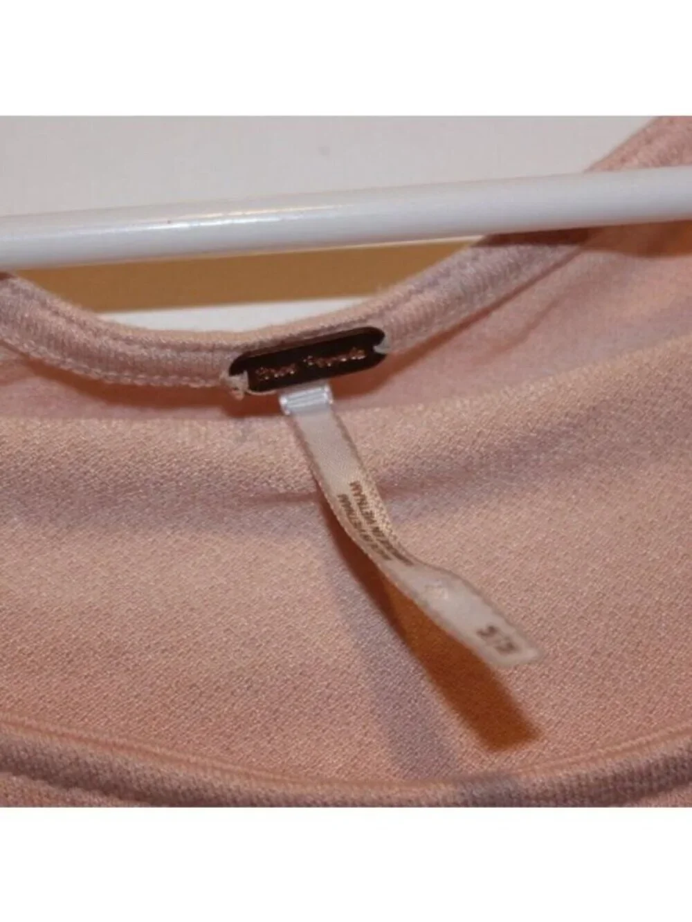 Free People dust pink Bell Sleeve Top Women's Size Medium